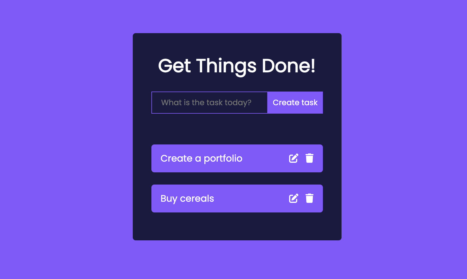 Get Things Done App